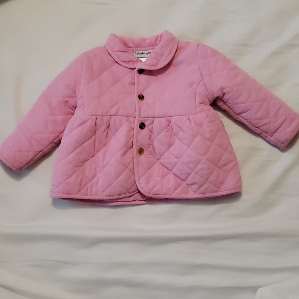 Pink Corduroy Smockingbird Coat